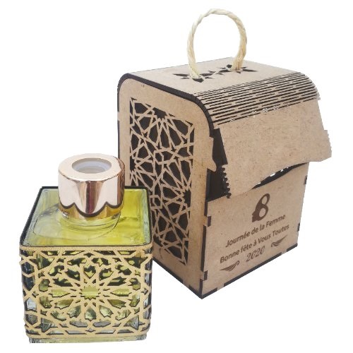 Coffret Arabesque - Diffuseurs de parfum - Coffret bougie Artisanale Maroc