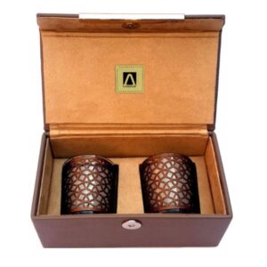 Coffret Duo Arabesque - Diffuseurs de parfum - Coffret bougie Artisanale Maroc