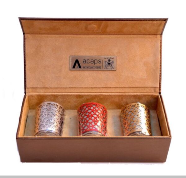 Coffret Trio Arabesque - Diffuseurs de parfum - Coffret bougie Artisanale Maroc